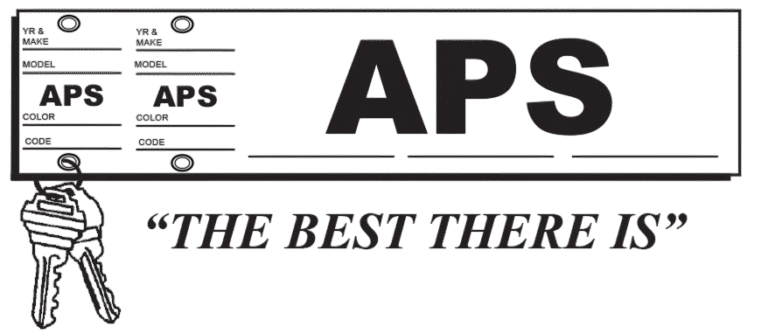 Order information – APS Auto Tags